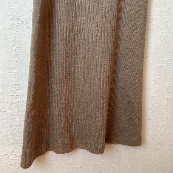 VINTAGE MAX AZRIA 100% KNIT MERINO WOOL SLIP MIDI DRESS - NEVER WORN - Picture 6 of 8
